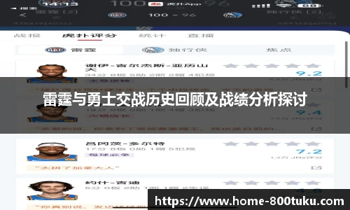 雷霆与勇士交战历史回顾及战绩分析探讨
